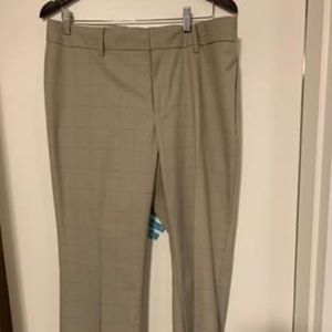 2/$20👖 Banana Republic tan check trousers